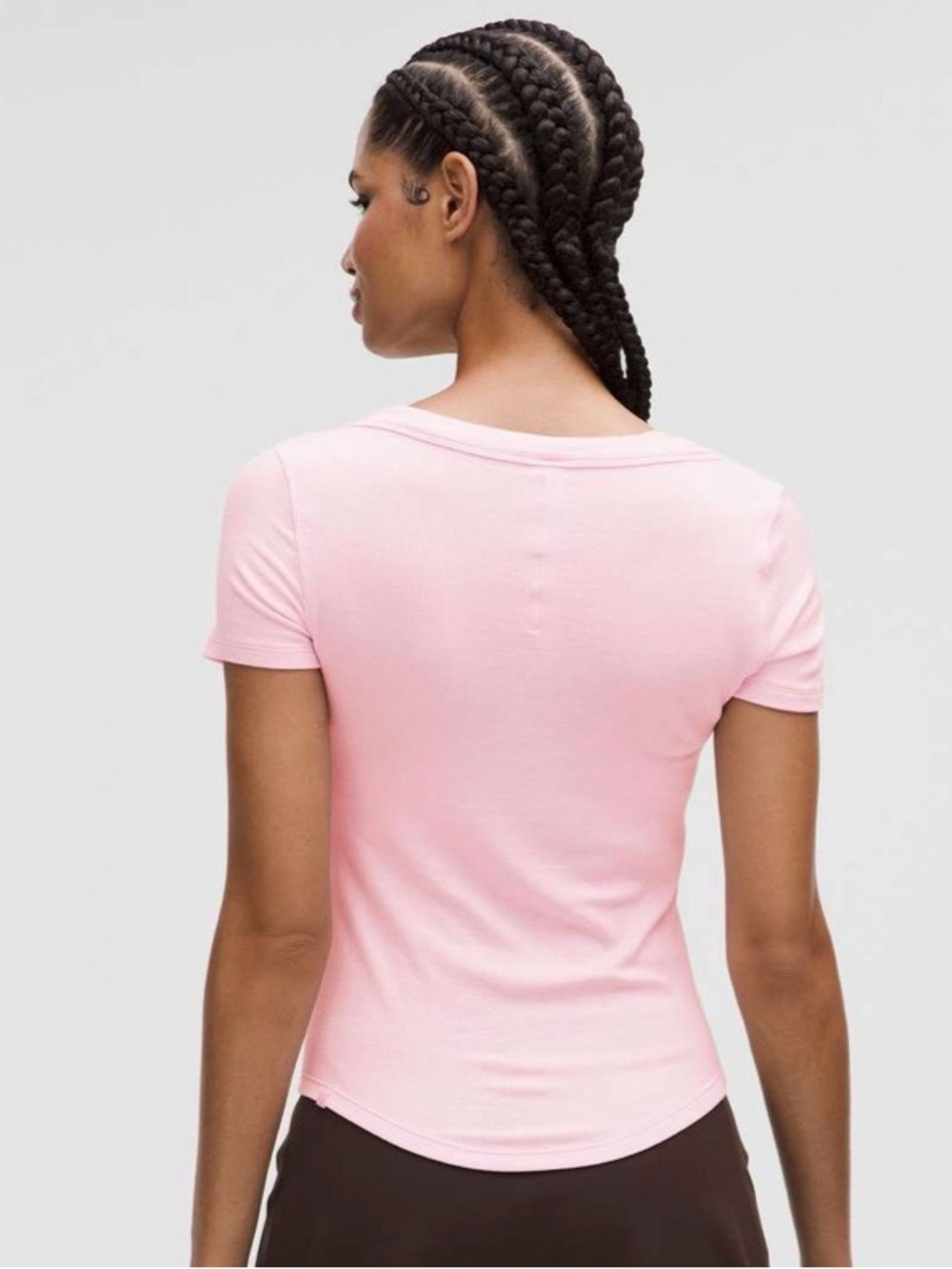 lululemon athletica Hold Tight Scoop Neck Short Sleeve Top - pink organza - Picture 2 of 5